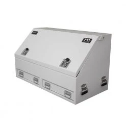 1-11 Steel Truck Box T-Lock White BK12WBBS