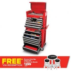 TTI 340 Piece 26" 8 Drawer Tool Kit W/ 7 Drawer Trolley TTK26152