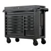 KINCROME 12-Drawer CONTOUR Wide Tool Trolley Black Series K7542