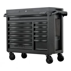 KINCROME 12-Drawer CONTOUR Wide Tool Trolley Black Series K7542