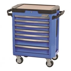 KINCROME 7-Drawer CONTOUR Tool Trolley Electric Blue K7747