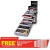 GEARWRENCH 496 Piece Tool Kit 26" 7 Drawer Chest & 7 Drawer Trolley 89924 -1-11 shop unnamed file 650
