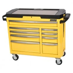 KINCROME Contour 42inch Tool Trolley 9 Drawer Electric Wide - Yellow K7759Y