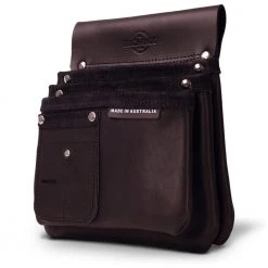 BUCKAROO 3 Pocket Nailbag - Black NBS3B