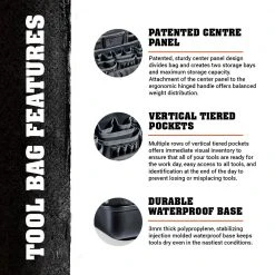 VETO 44 Pocket Technician Tool Bag Medium TECHMCT -1-11 shop unnamed file 863