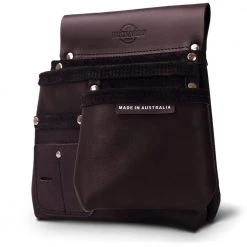 BUCKAROO 3 Pocket Nailbag (Black) NBS1B